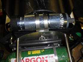 Torch battery installed