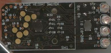 Ride Height Selector Switch PCB